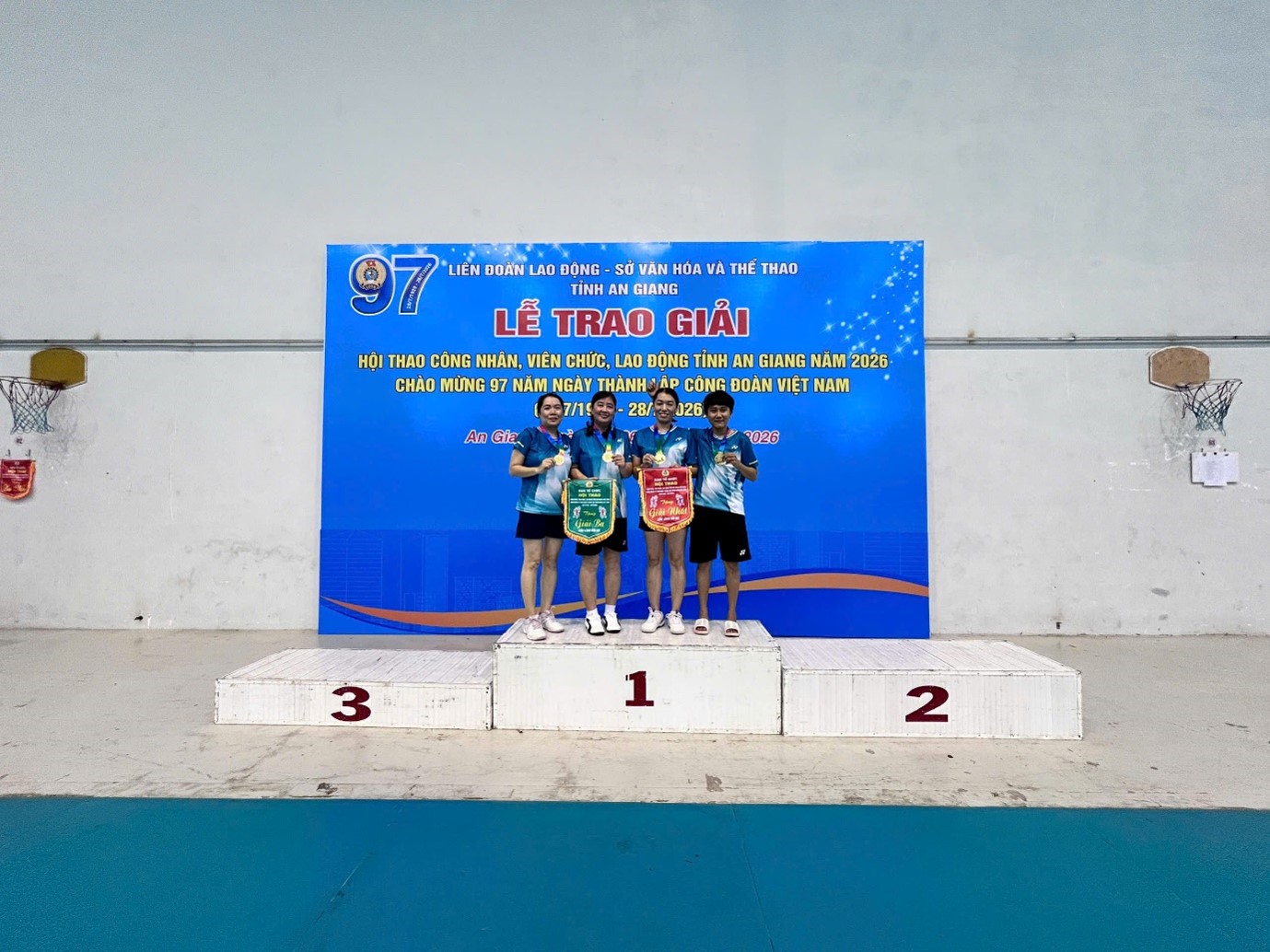 Trung tâm Y tế Tịnh Biên đạt nhiều thành tích tại hội thao công nhân, viên chức, người lao động tỉnh an giang năm 2026